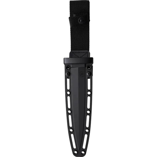 Spartan Blades George Raider Dagger - Black Powder Coated SK5 Carbon Steel 7 Inch Double Edge Blade Full Tang by Spartan Blades