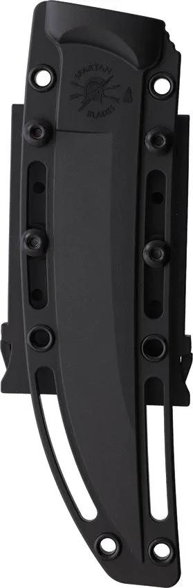 Spartan Blades Ronin Torii Fixed Blade Knife - D2 Tool Steel 6.5in Blade Black Red G10 Handle by Spartan Blades