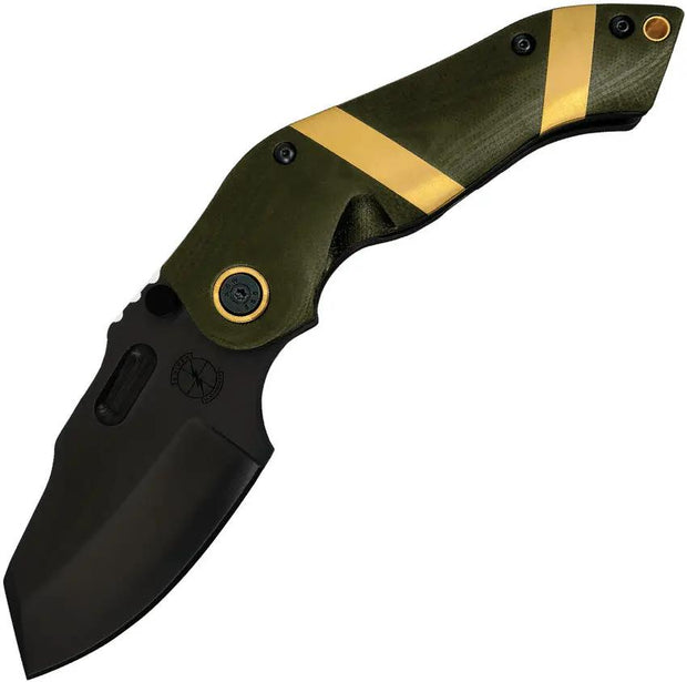 Sniper Bladeworks DMF Framelock OD DMFODGBLK by Sniper Bladeworks