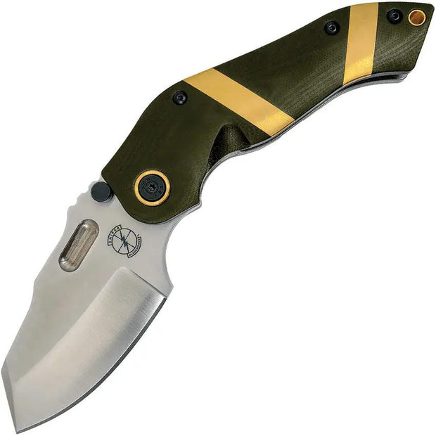 Sniper Bladeworks DMF Framelock OD Satin DMFODGSAT by Sniper Bladeworks