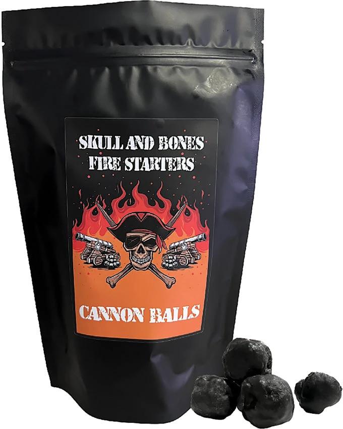 Skull & Bones Firestarters Cannon Ball Firestarters CANONBALLS-20-PACK by Skull & Bones Firestarters