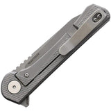 Sharps Bros Meanstreak Framelock Ti SBKF01 - CPM MagnaCut Blade, Stonewash Finish, Titanium Handle by Sharps Bros.