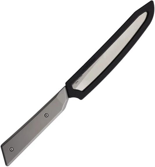 Sharps Bros Meanstreak Grill Knife S35VN Blade And Gray Titanium Handle Boxed Packaging Included SBKF05 by Sharps Bros.