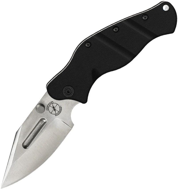 Sniper Bladeworks LPC Framelock Black/Satin LPC BLK SATIN by Sniper Bladeworks