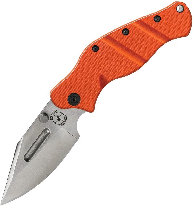 Sniper Bladeworks LPC Framelock Org/Satin LPC ORGSAT by Sniper Bladeworks