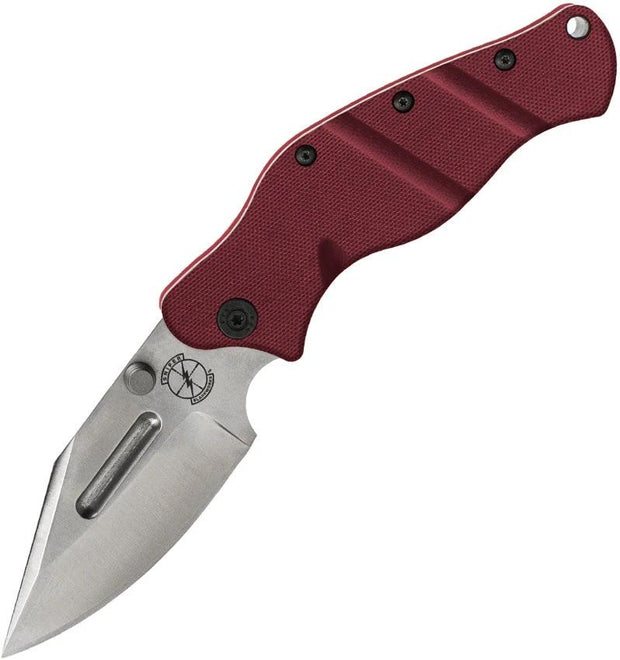 Sniper Bladeworks LPC Framelock Red/Satin LPC REDSAT by Sniper Bladeworks