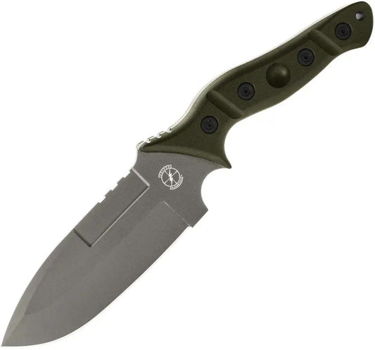 Sniper Bladeworks Mamu Fixed Blade OD/Satin MAMU ODG /SATIN by Sniper Bladeworks