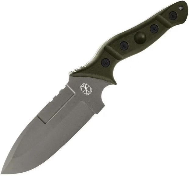 Sniper Bladeworks Mamu Fixed Blade OD/Satin MAMU ODG /SATIN by Sniper Bladeworks