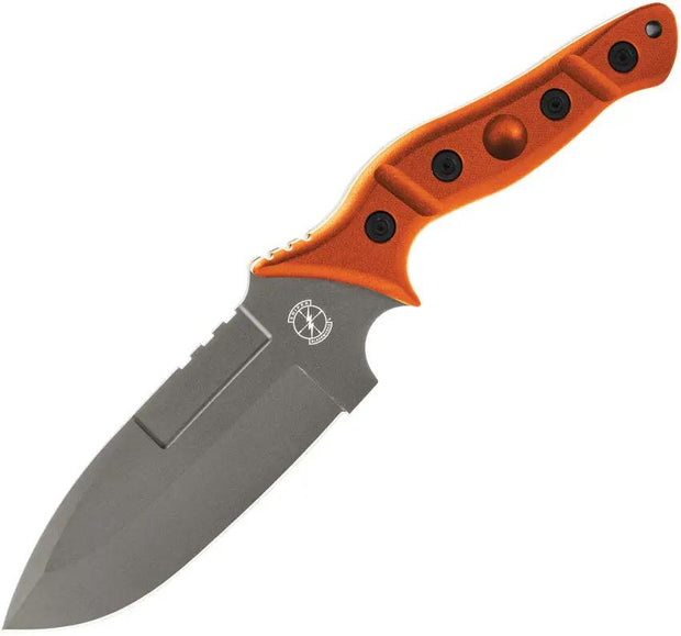 Sniper Bladeworks Mamu Fixed Blade Org/satin MAMU ORG / SATIN by Sniper Bladeworks