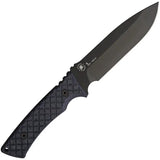Spartan Blades Damysus Fixed Blade - 1095 Cro-Van Drop Point Black Micarta Handle Full Tang by Spartan Blades