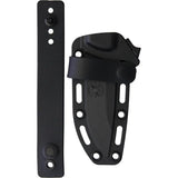 Spartan Blades Alala Fixed Blade - Black Micarta Handle, Full Tang, 3.75in Drop Point With KA-BAR Collaboration by Spartan Blades