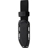 Spartan Blades Harsey Nessmuk Fixed Blade - Full Tang 1095 Cro-Van Carbon Steel Black Handle by Spartan Blades