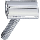 Razolution Twin Top Razor Chrome - Chrome Finish Stainless Construction With Three Piece Metal Head Butterfly Mechanism by Razolution