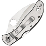 Spyderco Harpy ClipIt C08P EDC Knife Satin Serrated VG10 Blade One Hand Access Pocket Clip by Spyderco