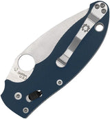 Spyderco Manix 2 Ball Bearing Lock Premium EDC Knife - Satin CPM SPY27 Blade With Blue G10 Handle by Spyderco
