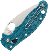 Spyderco Manix 2 Ball Bearing Lock Knife - Premium CPM SPY27 Steel Blade and Blue FRN Handle for EDC by Spyderco