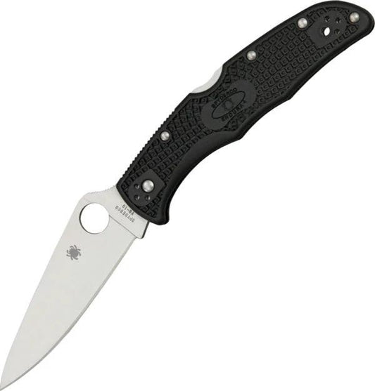 Spyderco Endura Lockback C10FPBK VG10 Steel Knife For EDC Enthusiasts Rugged FRN Handle by Spyderco