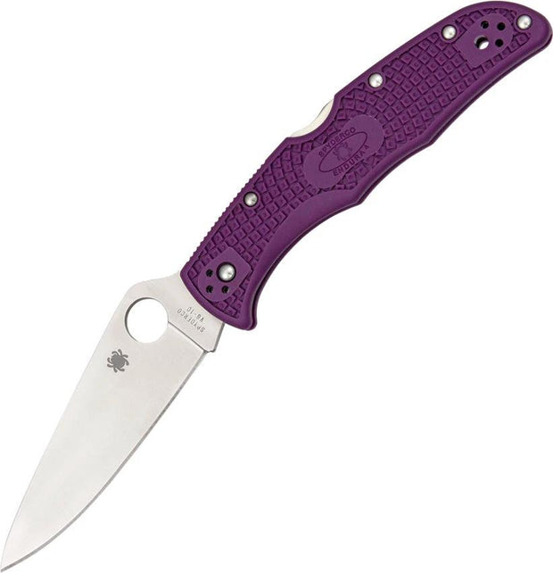 Spyderco Endura 4 Lockback Purple C10FPPR by Spyderco