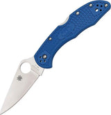 Spyderco Delica Lockback Blue EDC Knife With VG10 Blade For Everyday Carry Enthusiasts by Spyderco