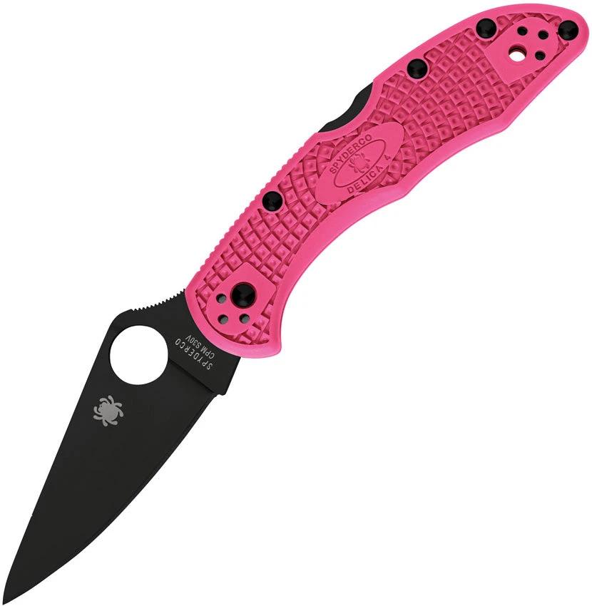 Spyderco Pink Heals Delica Lockback C11FPPNS30VBK by Spyderco