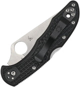 Spyderco Delica 4 Lockback Blue Line Edition EDC Knife - VG10 Partially Serrated Blade by Spyderco