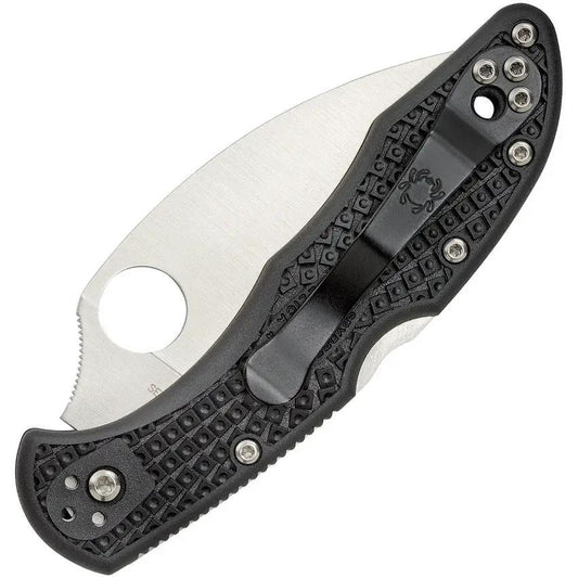 Spyderco Delica Lockback Knife - Wharncliffe VG-10 Blade With Durable FRN Handle For Ultra Portable EDC by Spyderco