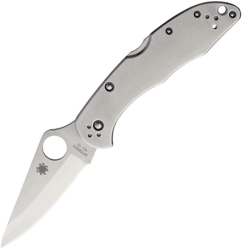 Spyderco Delica 4 Lockback Knife 3 Inch VG10 Satin Blade Ideal For Everyday Carry by Spyderco