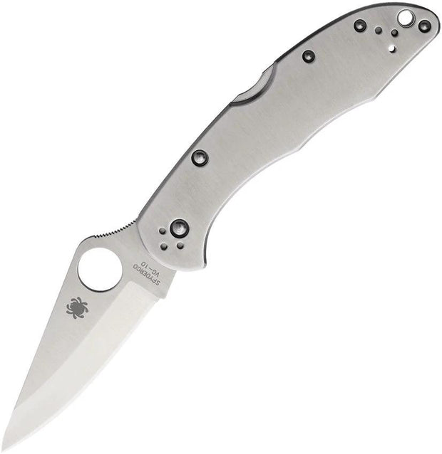 Spyderco Delica 4 Lockback Knife 3 Inch VG10 Satin Blade Ideal For Everyday Carry by Spyderco
