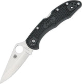 Spyderco Delica 4 Lockback Knife With VG10 Blade Black FRN Handle For Everyday Carry Enthusiasts by Spyderco