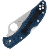 Spyderco Delica 4 Lockback - Cobalt Blue FRN Handle Satin CPM SPY27 Blade For Everyday Carry by Spyderco