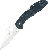 Spyderco Delica 4 Lockback Gray Wave C11PGYW by Spyderco