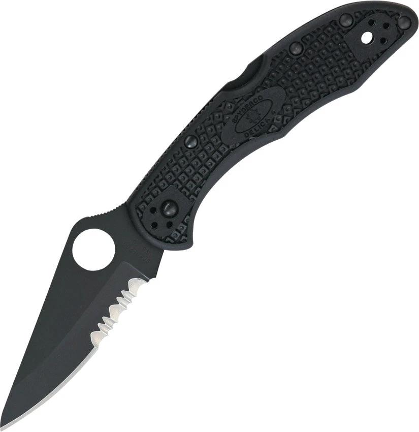 Spyderco Delica 4 Lockback Black C11PSBBK by Spyderco
