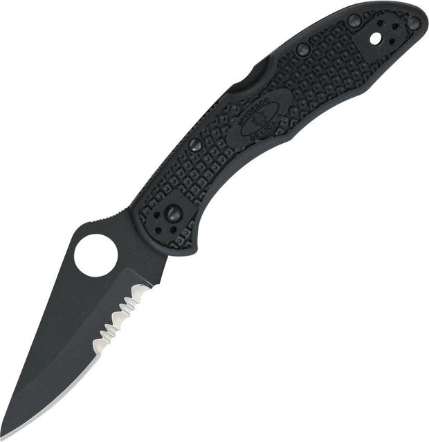 Spyderco Delica 4 Lockback Black C11PSBBK by Spyderco