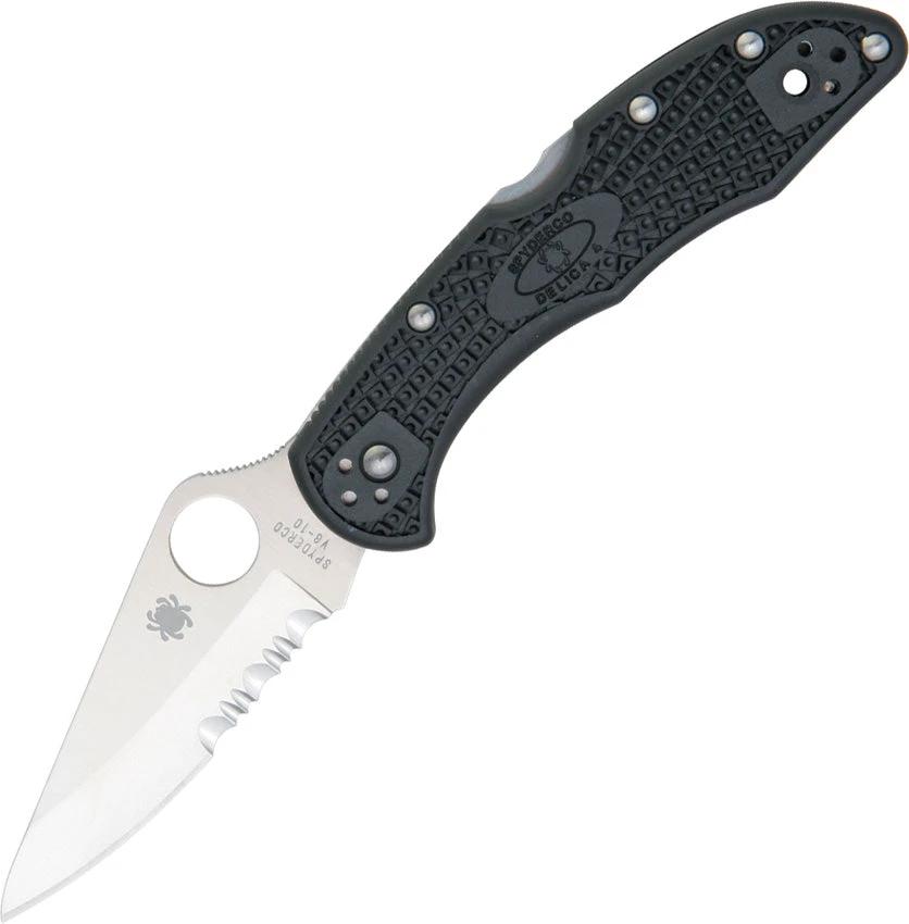 Spyderco Delica 4 Lockback Black C11PSBK by Spyderco