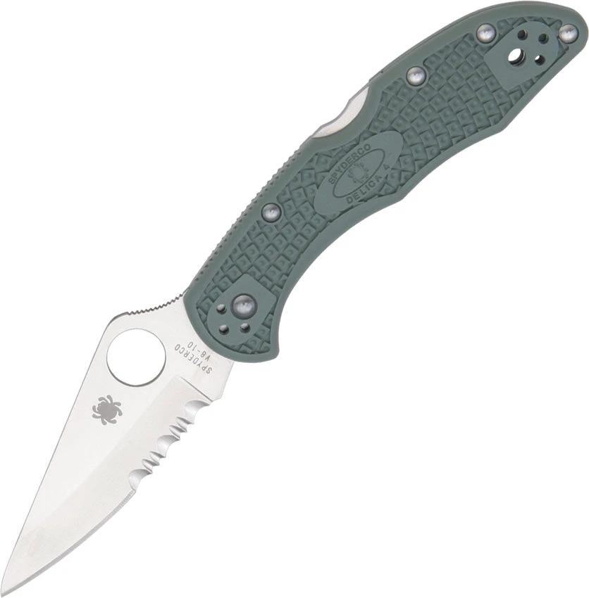 Spyderco Delica 4 Lockback Green C11PSFG by Spyderco