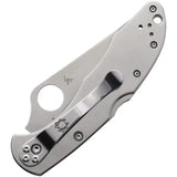 Spyderco Delica 4 Lockback Knife C11PS - Premium VG-10 Partial Serrated Blade For Everyday Carry by Spyderco