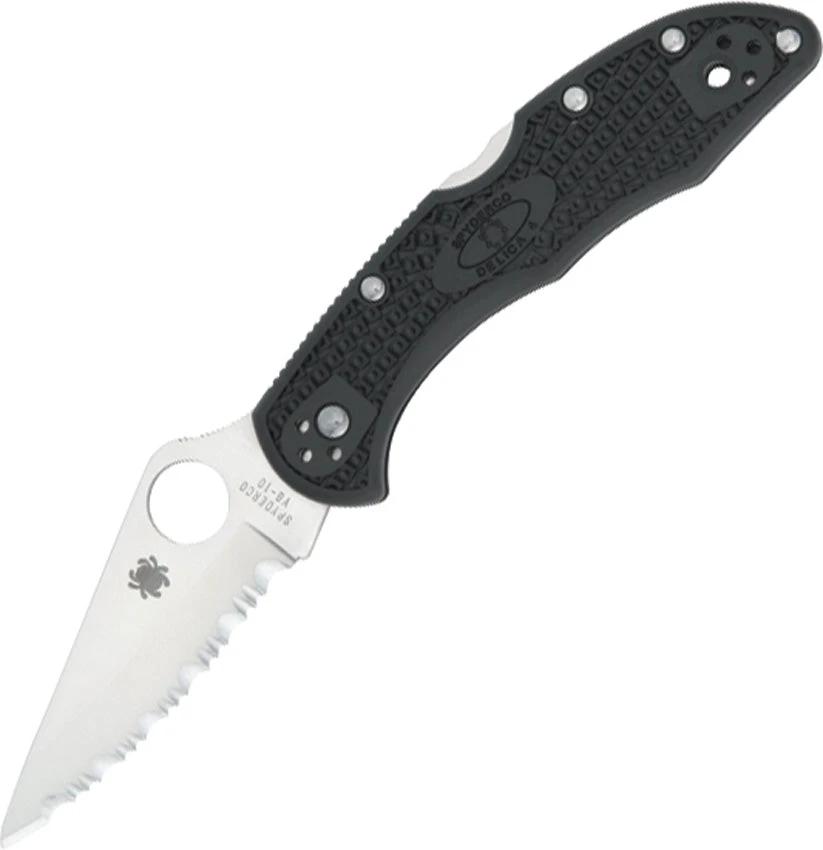 Spyderco Delica 4 Lockback Black C11SBK by Spyderco