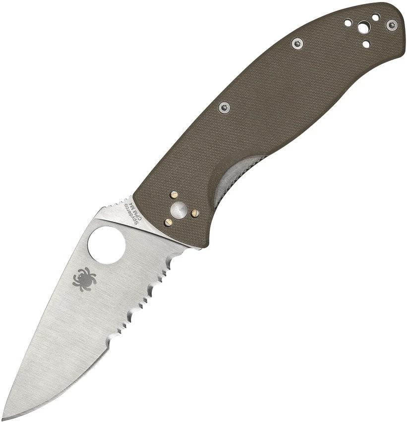 Spyderco Tenacious Linerlock Brown G10 C122GBNM4PS by Spyderco