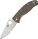 Spyderco Tenacious Linerlock Brown G10 C122GBNM4PS by Spyderco