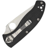 Spyderco Tenacious Linerlock Knife Durable Black FRN Handle For Everyday Carry Tasks by Spyderco