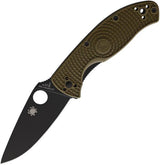 Spyderco Tenacious Folding Knife With Durable 8Cr13MoV Blade And OD Green FRN Handle For Everyday Carry by Spyderco