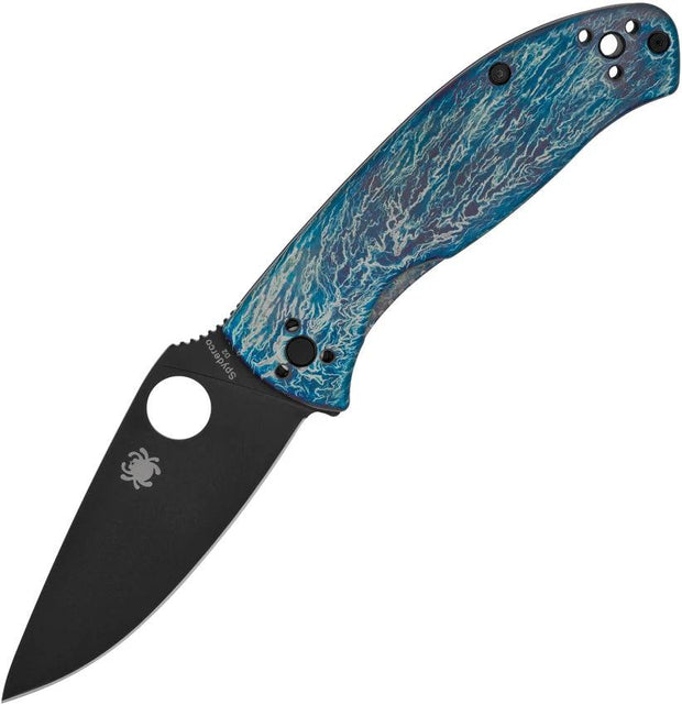 Spyderco Tenacious R.I.L. Ti Blue C122TIBLBKD2P by Spyderco
