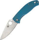 Spyderco Tenacious R.I.L. Titanium Blue C122TIBLP by Spyderco