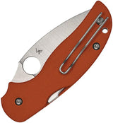 Spyderco Sage 5 Compress Lock Knife Orange G10 3 Inch Satin Blade - EDC Precision by Spyderco