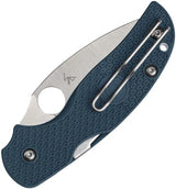 Spyderco Sage 5 Compress Blue Knife - Premium SPY27 Blade With Blue BiDirectional FRN Handle For EDC Enthusiasts by Spyderco