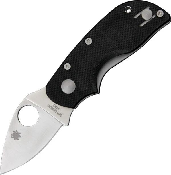 Spyderco Chicago Linerlock C130GP Folding Knife CTS BD1 Steel Black G10 EDC Enthusiasts by Spyderco