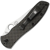 Spyderco Bradley Linerlock 2 CPM M4 Drop Point EDC Knife For Enthusiasts - Precision Steel And Refined Craftsmanship by Spyderco