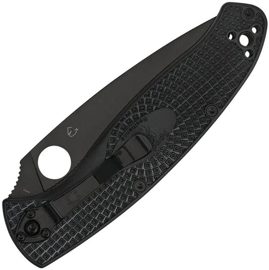 Spyderco Resilience Folding Knife - Budget Friendly Everyday Carry With 4.25 Inch 8Cr13MoV Blade And FRN Handle by Spyderco