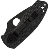 Spyderco Ambitious Lightweight Linerlock - Ultra Lightweight EDC Knife With Black 2.25 Inch 8Cr13MoV Blade by Spyderco