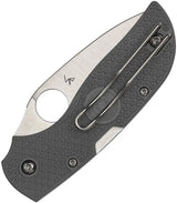 Spyderco Chaparral LWT Lockback Gray Slim FRN Handle EDC Knife - Serrated CTS XHP Blade by Spyderco